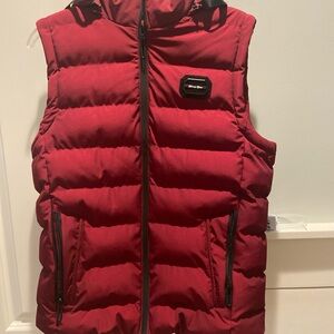 Othr Men's Bold Red Puffer Vest